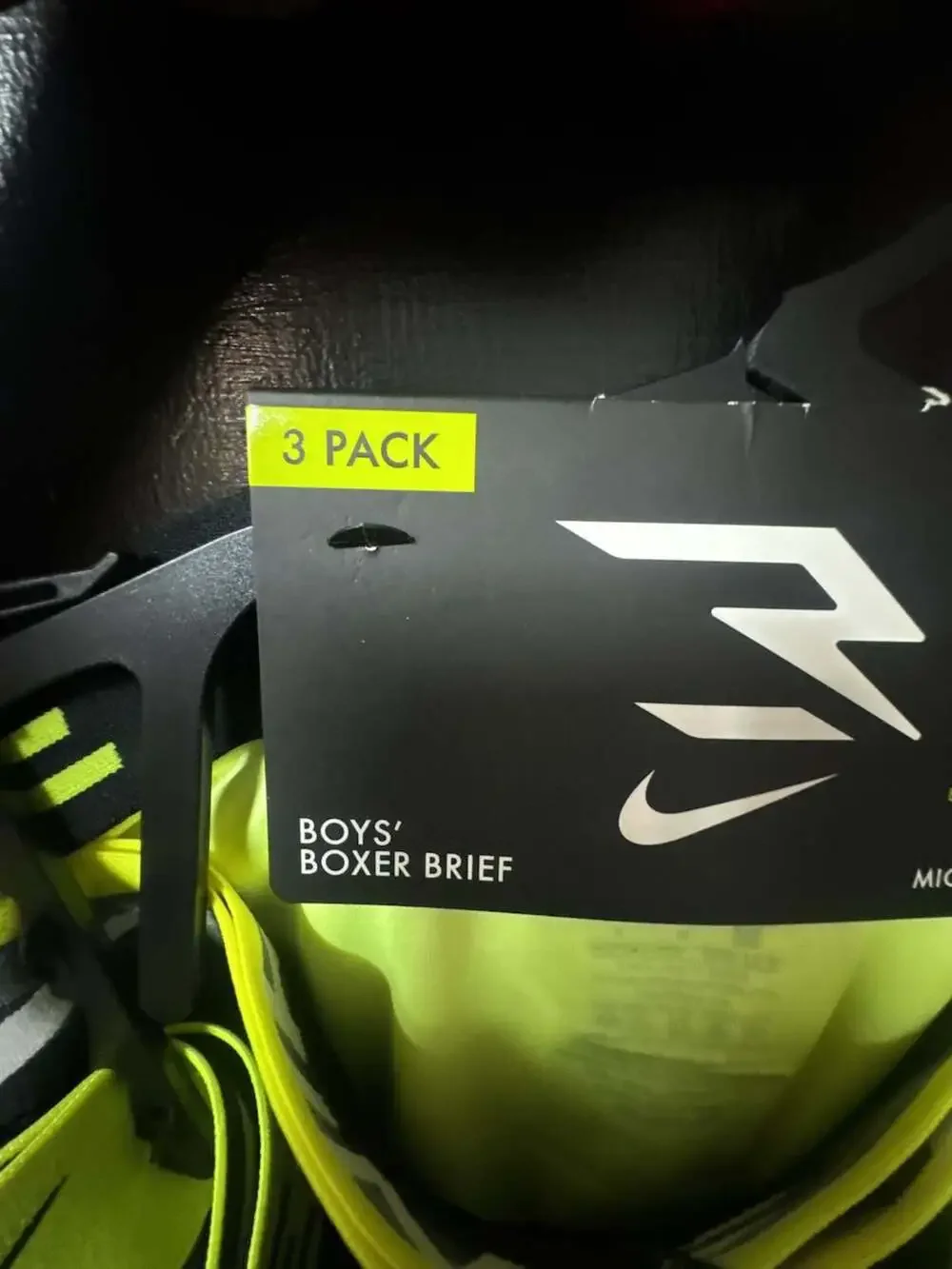 Nike Boys' Dri-FIT Micro Stretch Boxer Briefs 3-Pack, Youth Medium